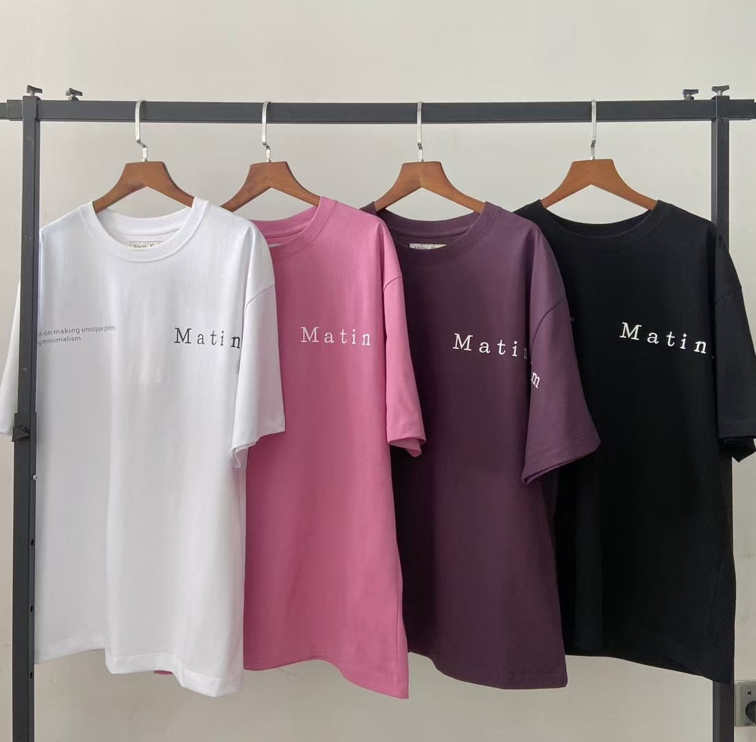 Matin Kim 字母tee