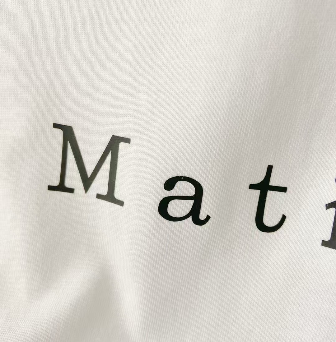 Matin Kim 字母tee