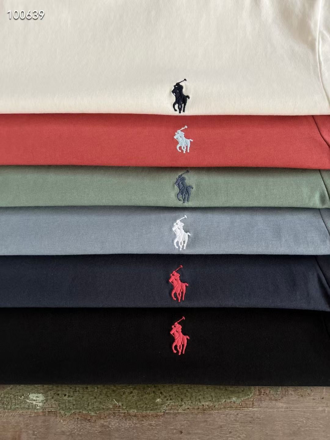 Polo colourful logo tee