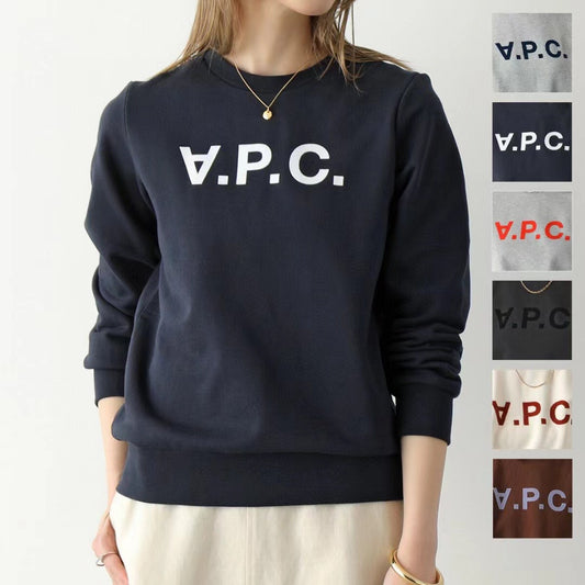 A.P.C.植絨字母衛衣