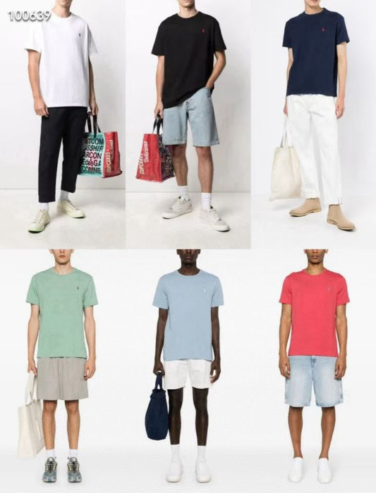 Polo colourful logo tee