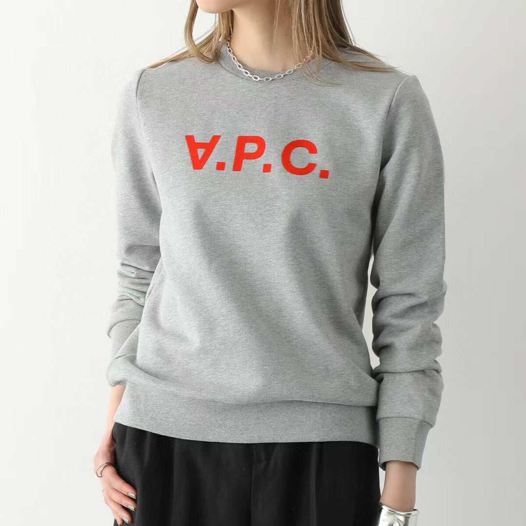 A.P.C.植絨字母衛衣