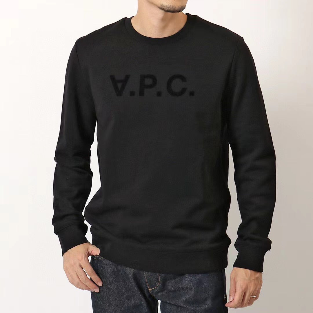 A.P.C.植絨字母衛衣
