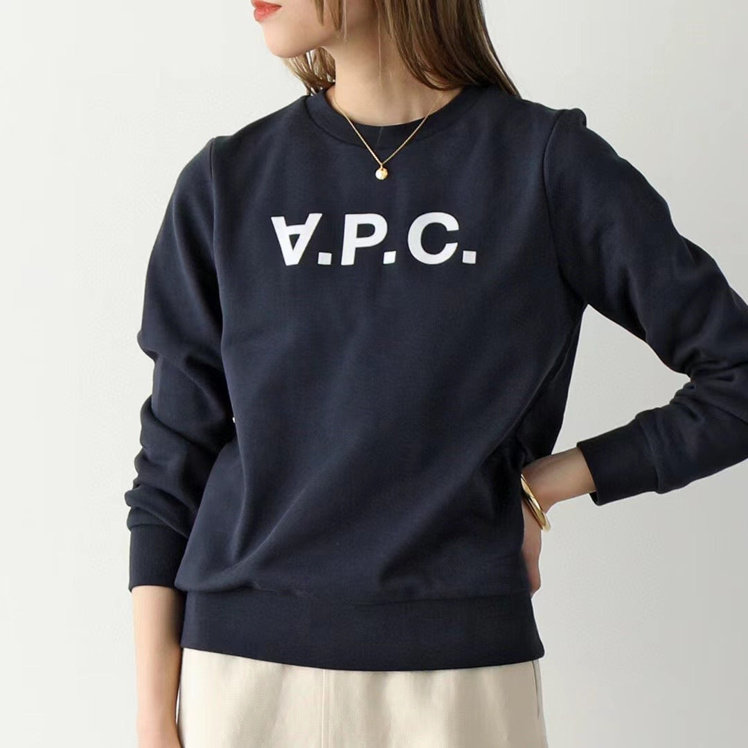 A.P.C.植絨字母衛衣