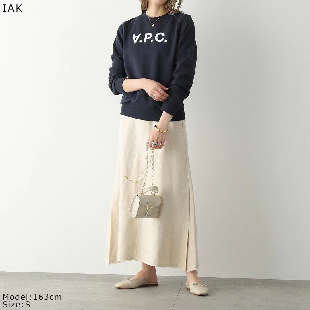 A.P.C.植絨字母衛衣