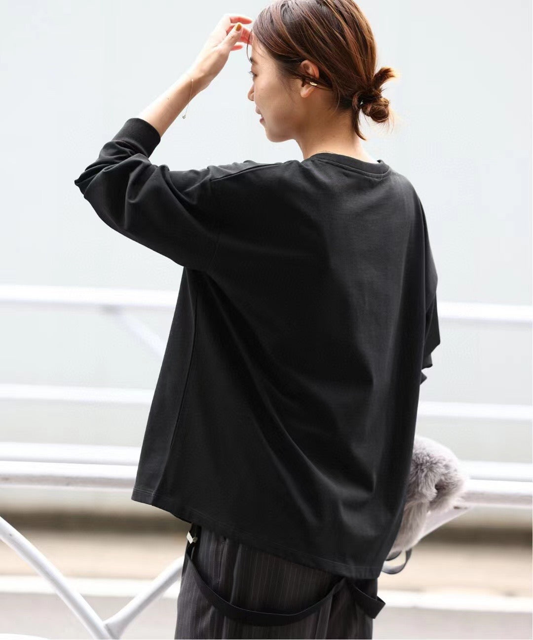 A.P.C.漸變刺繡tee