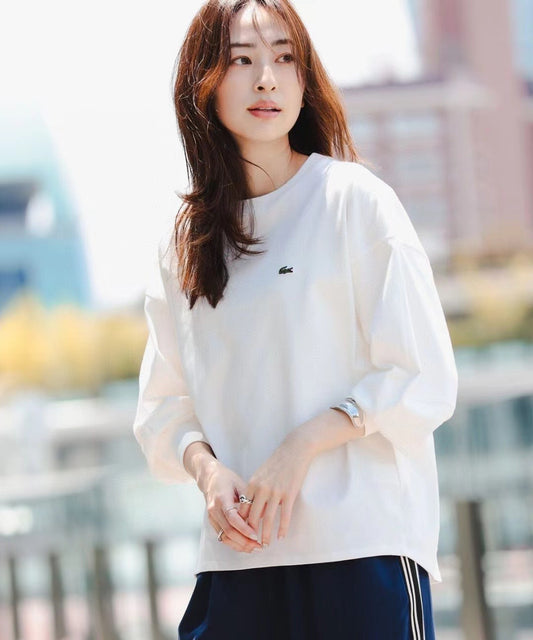 Lacoste 印花tee