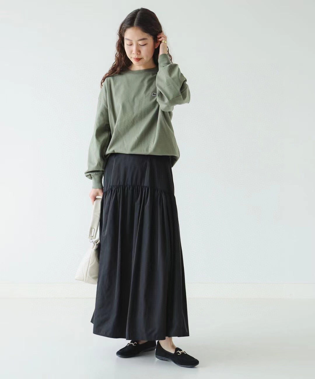 Lacoste 印花tee