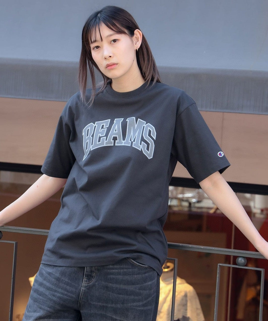 Beams logo tee