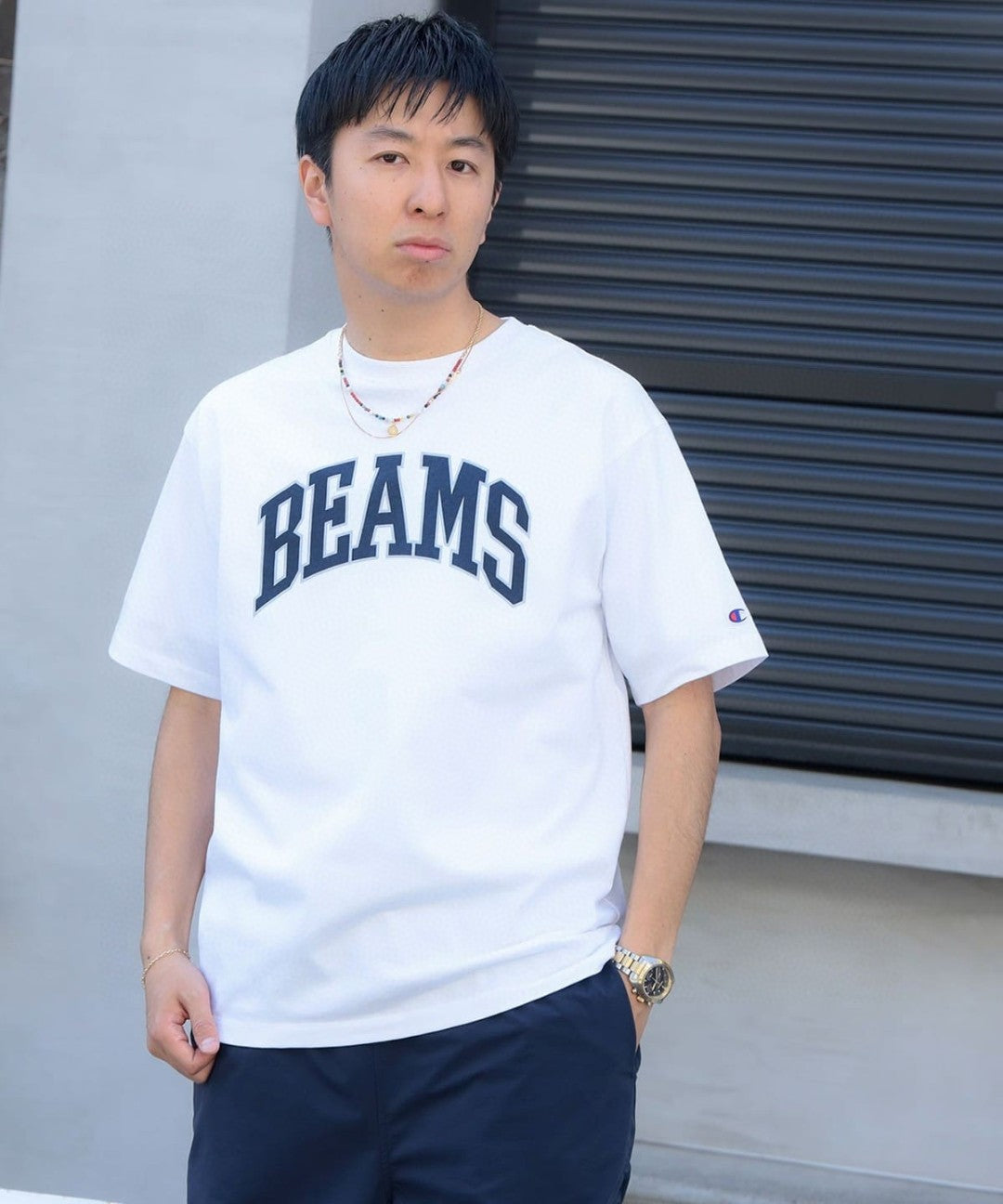 Beams logo tee