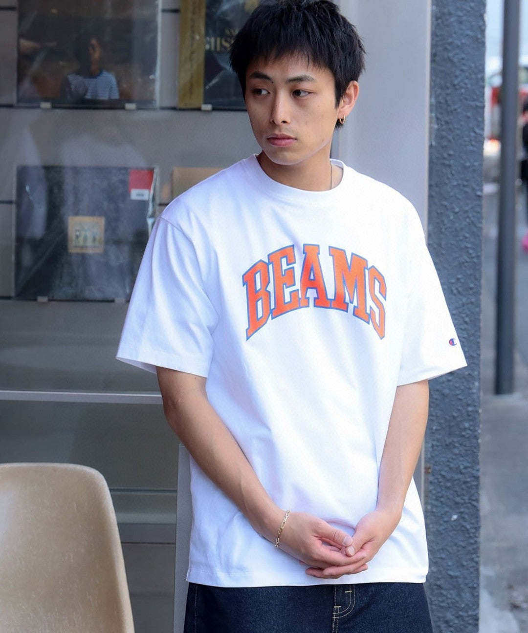 Beams logo tee