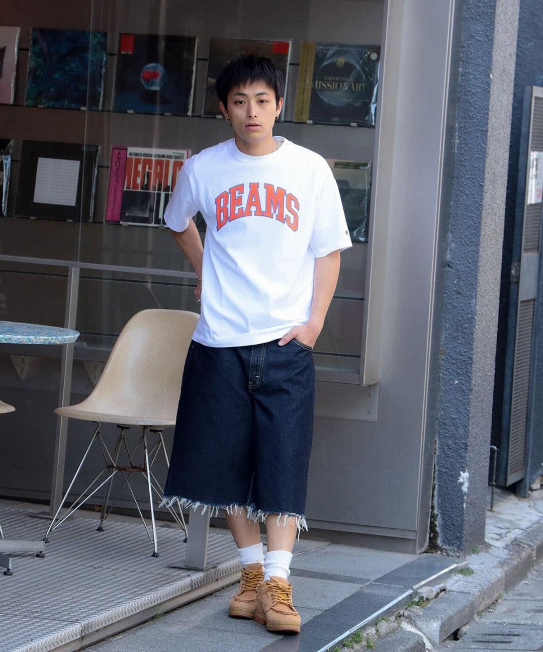 Beams logo tee
