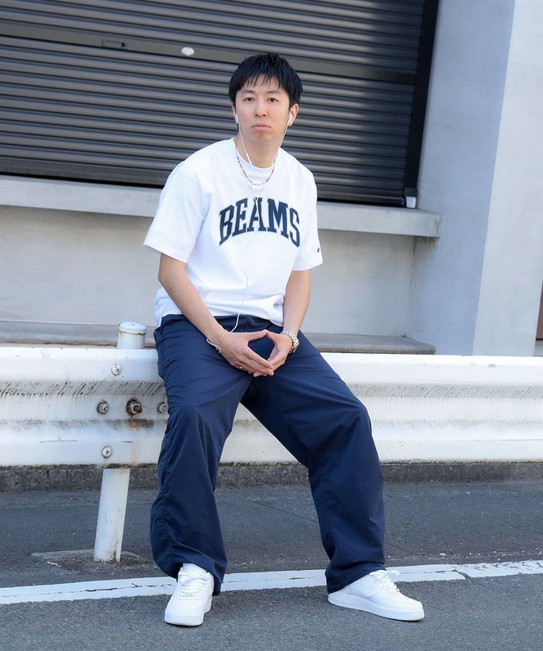 Beams logo tee