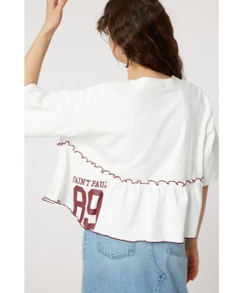 Rodeo crowns 荷葉接拼tee
