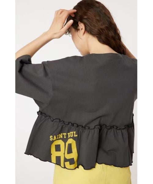Rodeo crowns 荷葉接拼tee