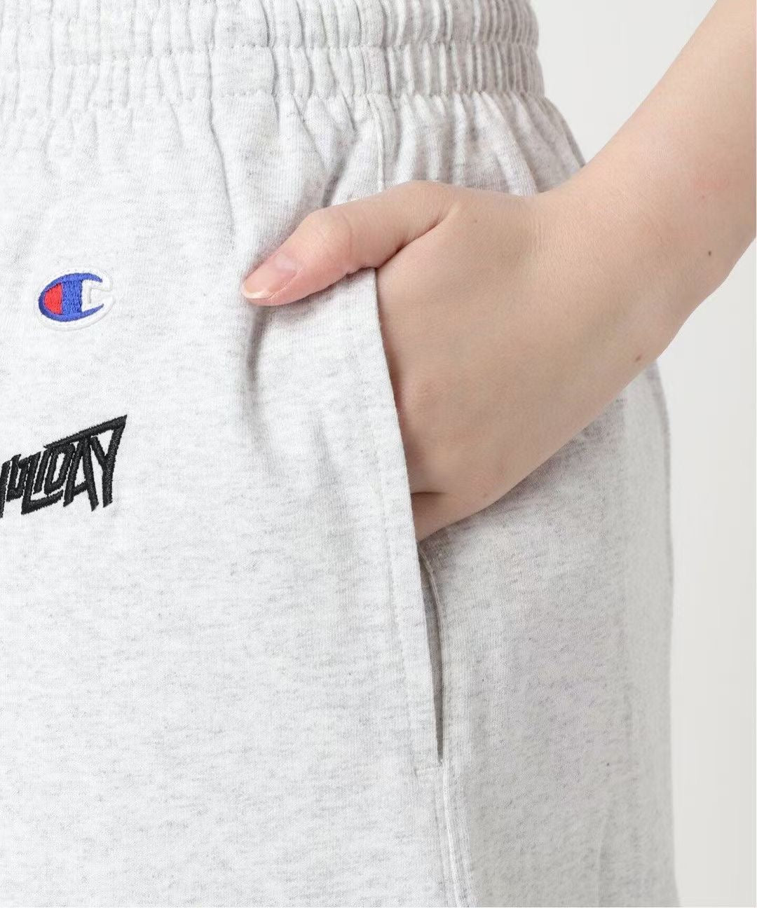 Champion 刺繡字母運動褲