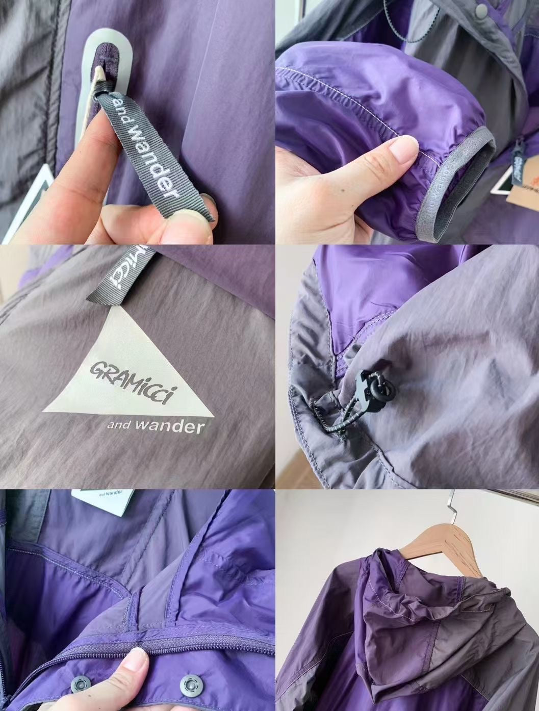 Gramicci x and wander jacket