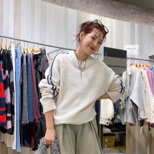 日單Jeanasis撞色sweater