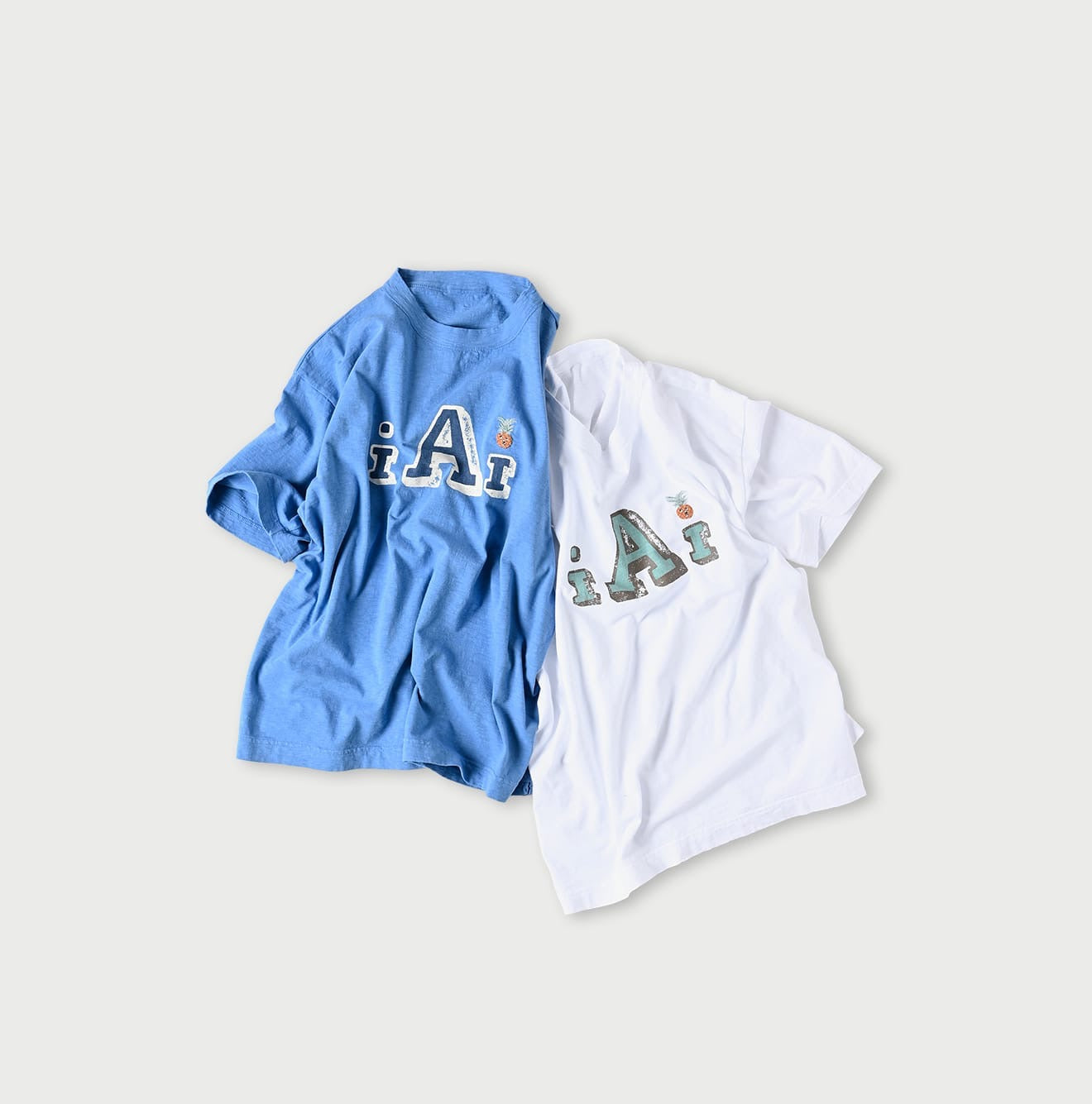 45R iAi菠蘿logo tee
