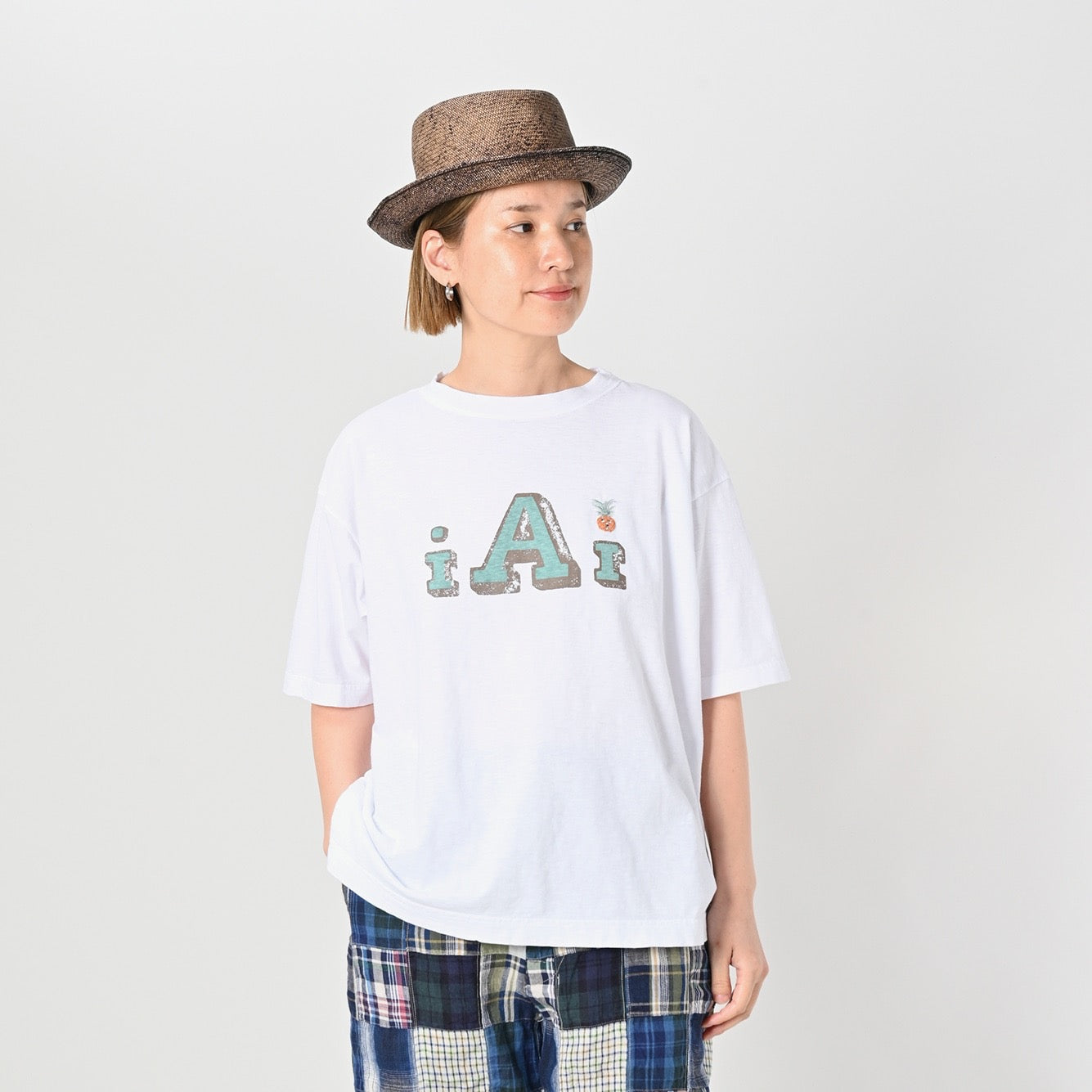 45R iAi菠蘿logo tee