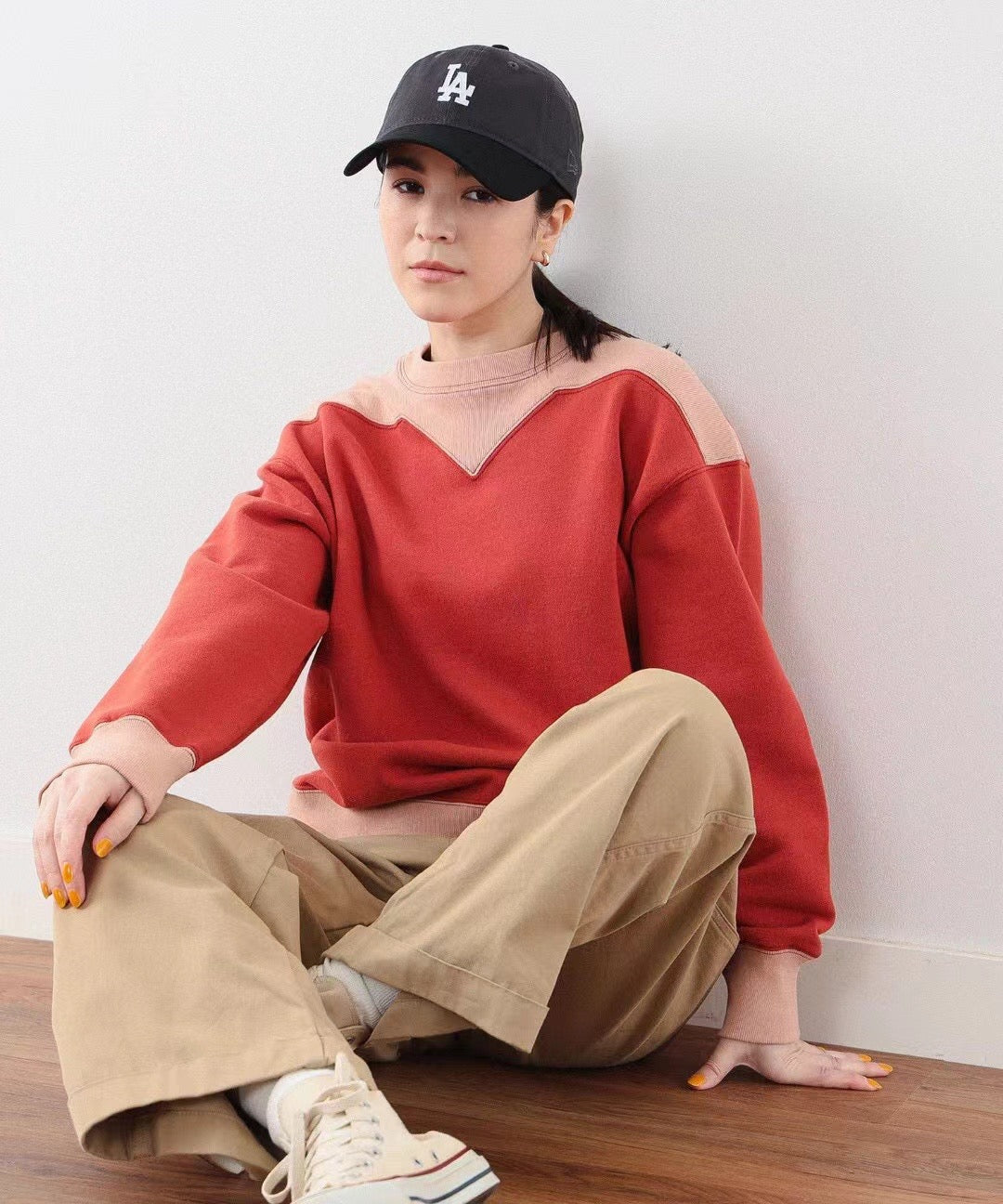 Beams boy接拼衛衣