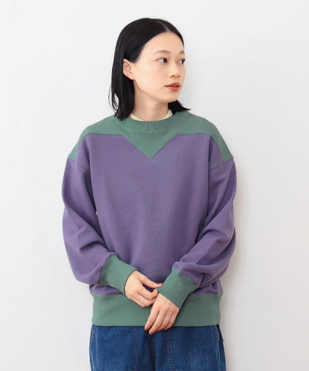 Beams boy接拼衛衣