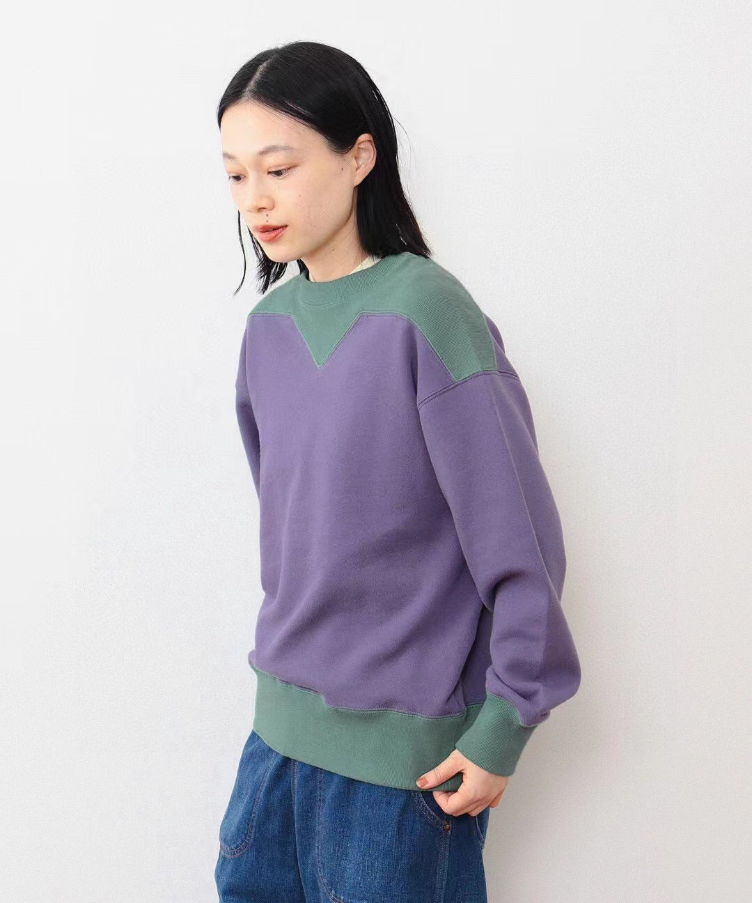 Beams boy接拼衛衣