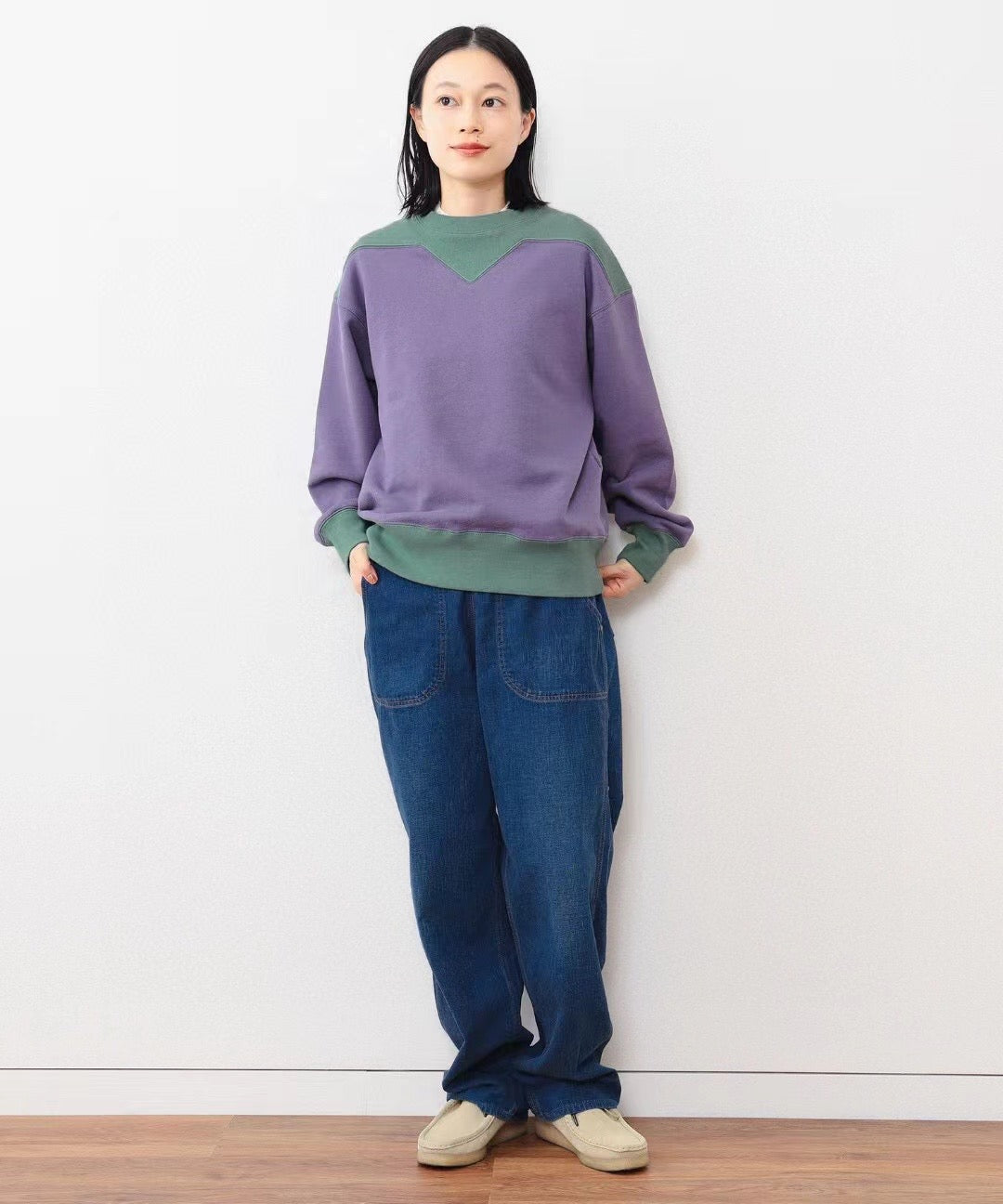 Beams boy接拼衛衣