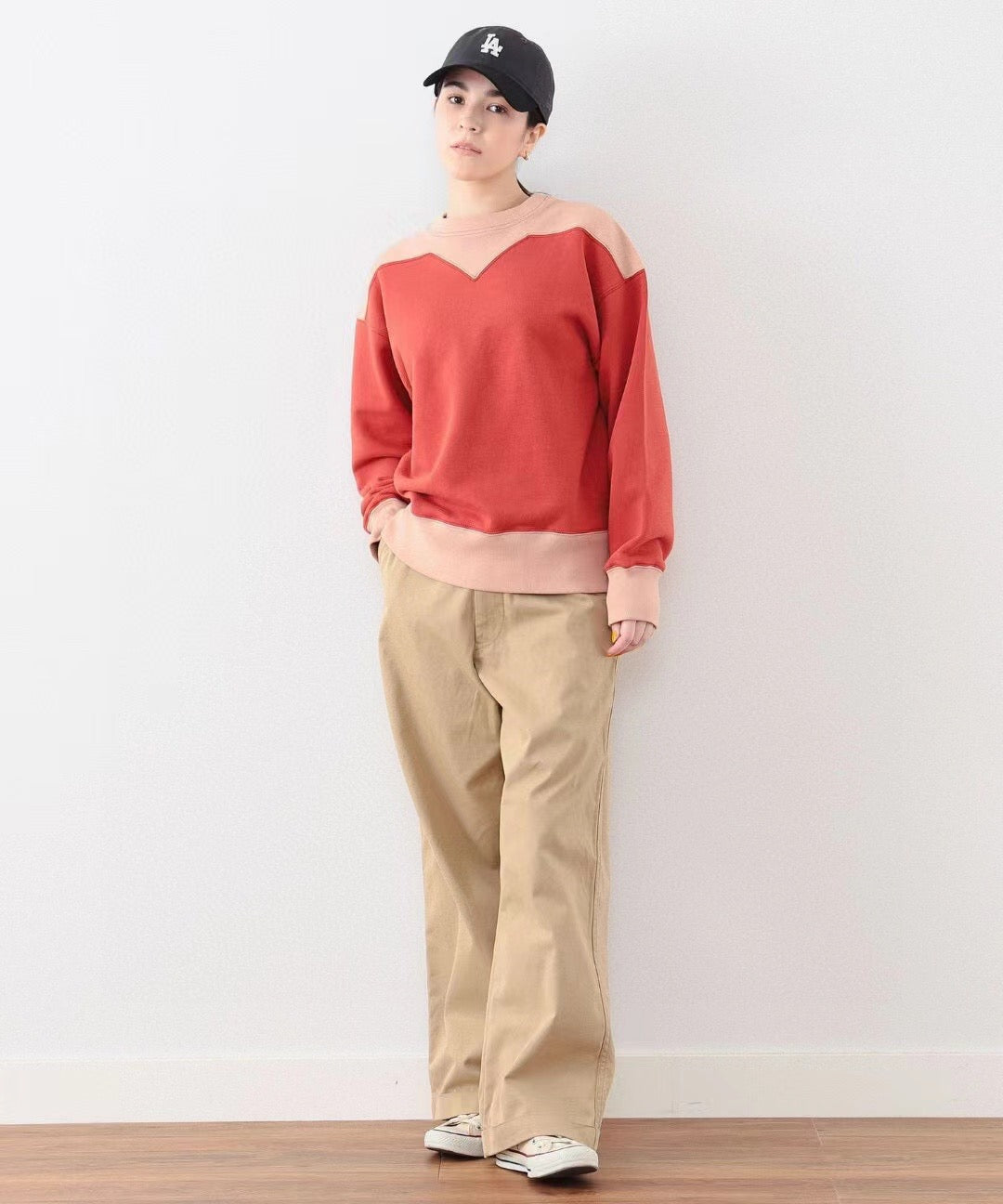 Beams boy接拼衛衣