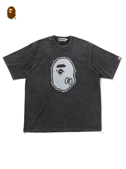A bathing ape logo tee