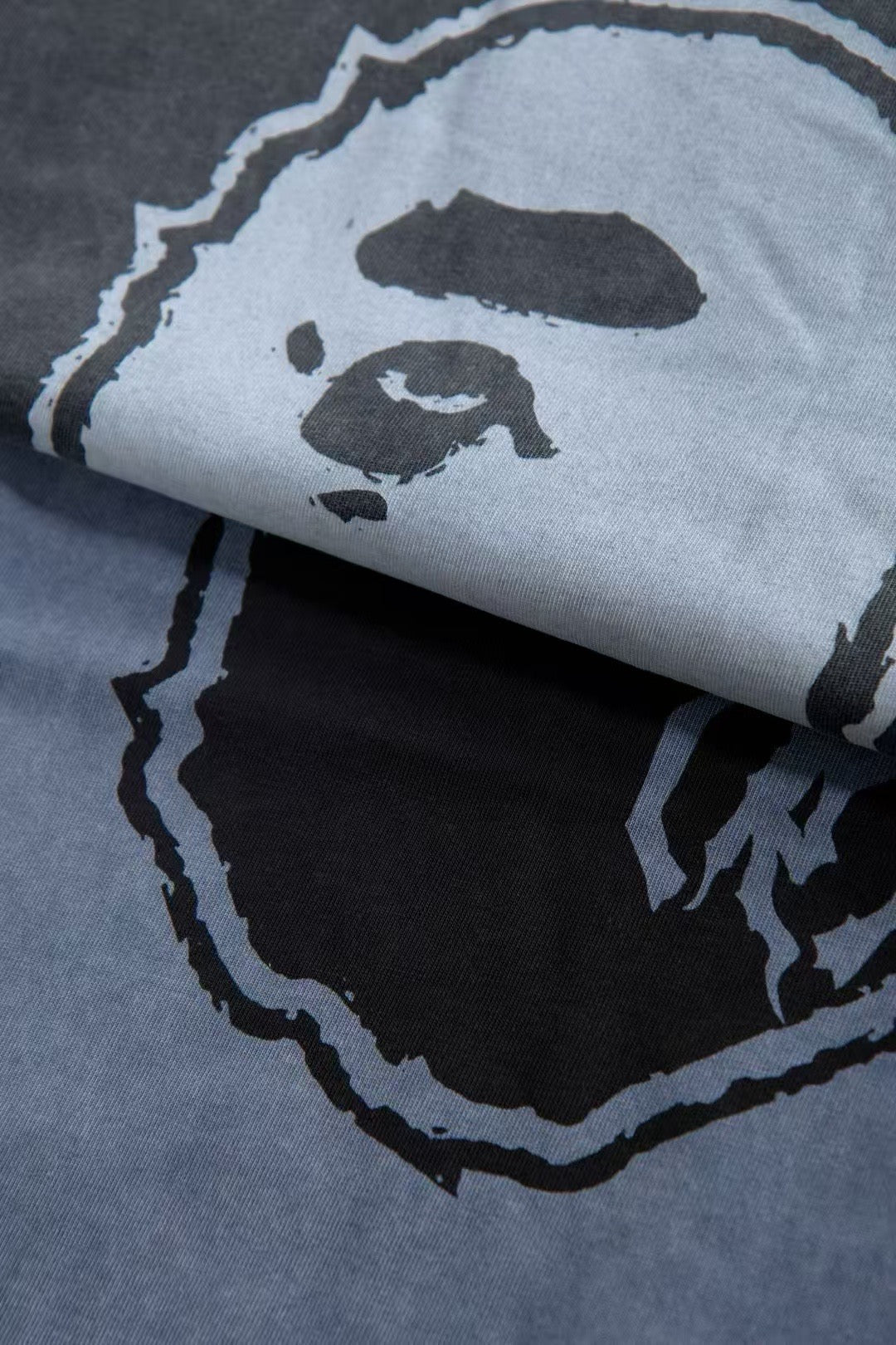 A bathing ape logo tee