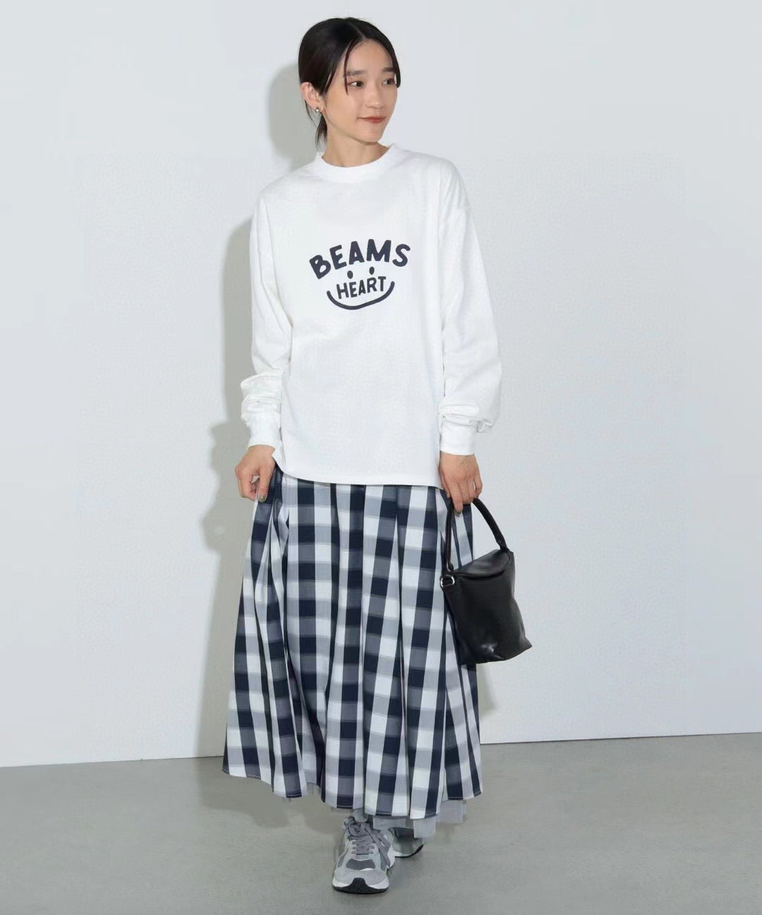 Beams boy smile長袖tee