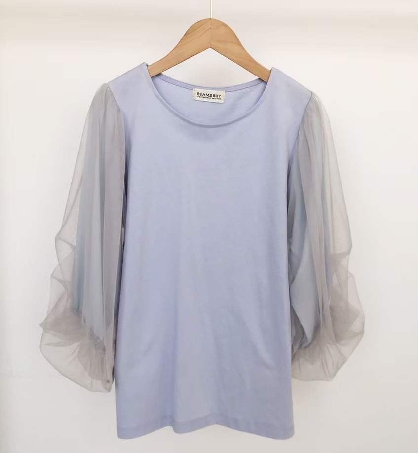 Beams網紗tee