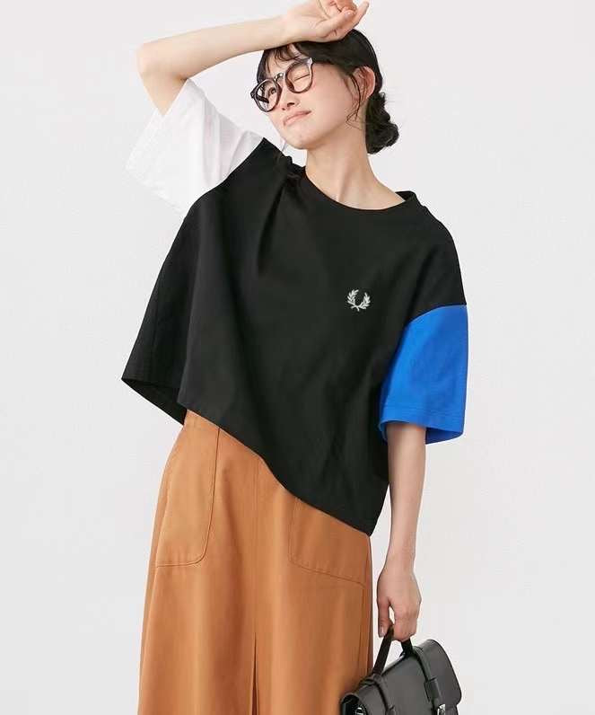 Fred perry接拼tee