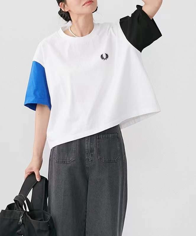 Fred perry接拼tee