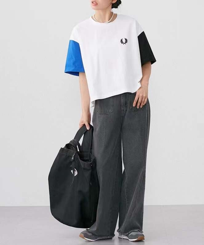 Fred perry接拼tee