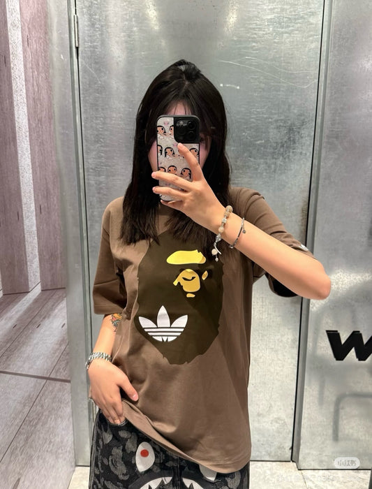A bathing ape x adidas tee