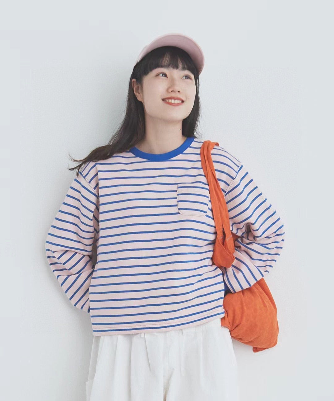 日單Bulle de Savon撞色間條tee