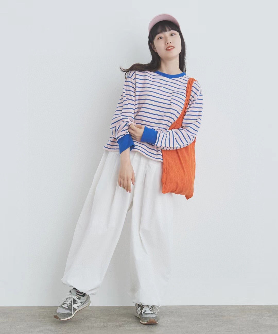 日單Bulle de Savon撞色間條tee