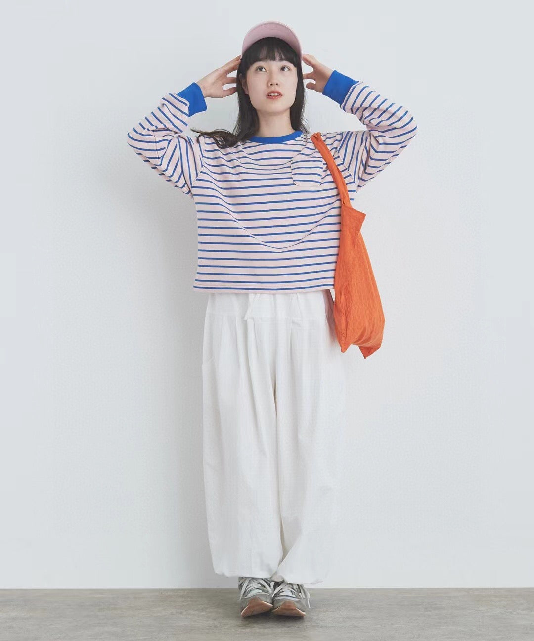 日單Bulle de Savon撞色間條tee