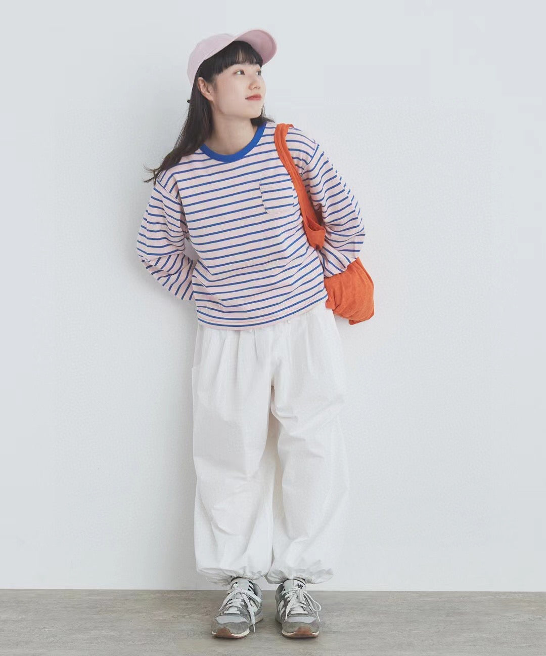 日單Bulle de Savon撞色間條tee