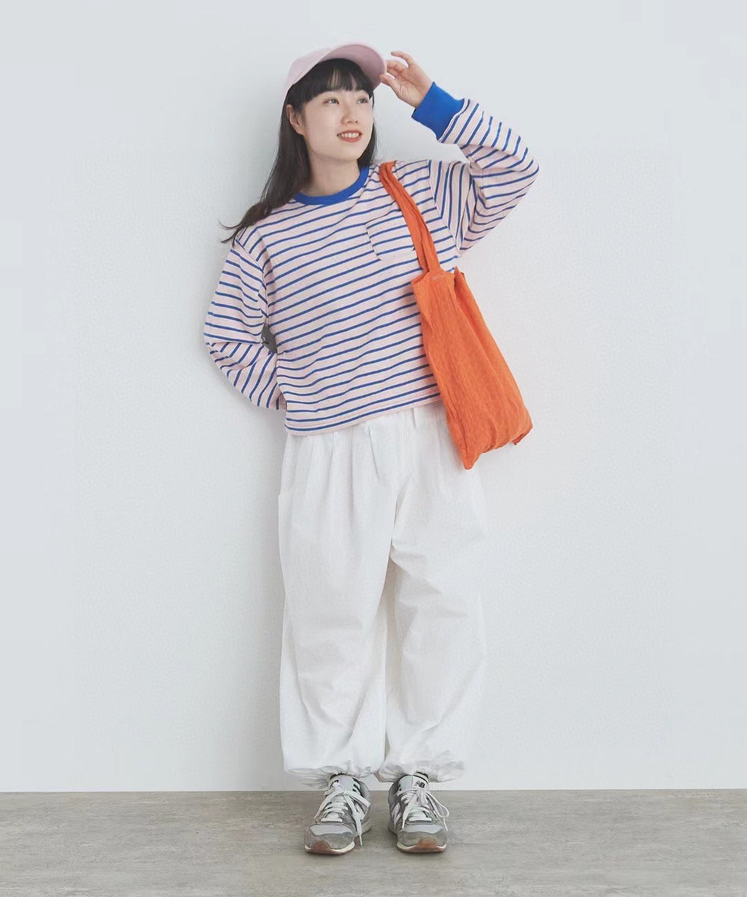 日單Bulle de Savon撞色間條tee
