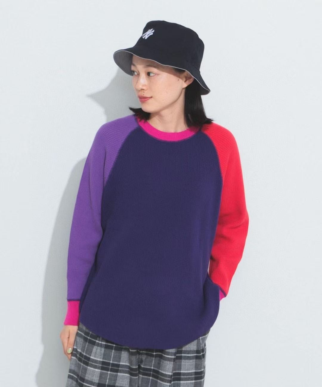 Beams boy接拼卡夫格tee