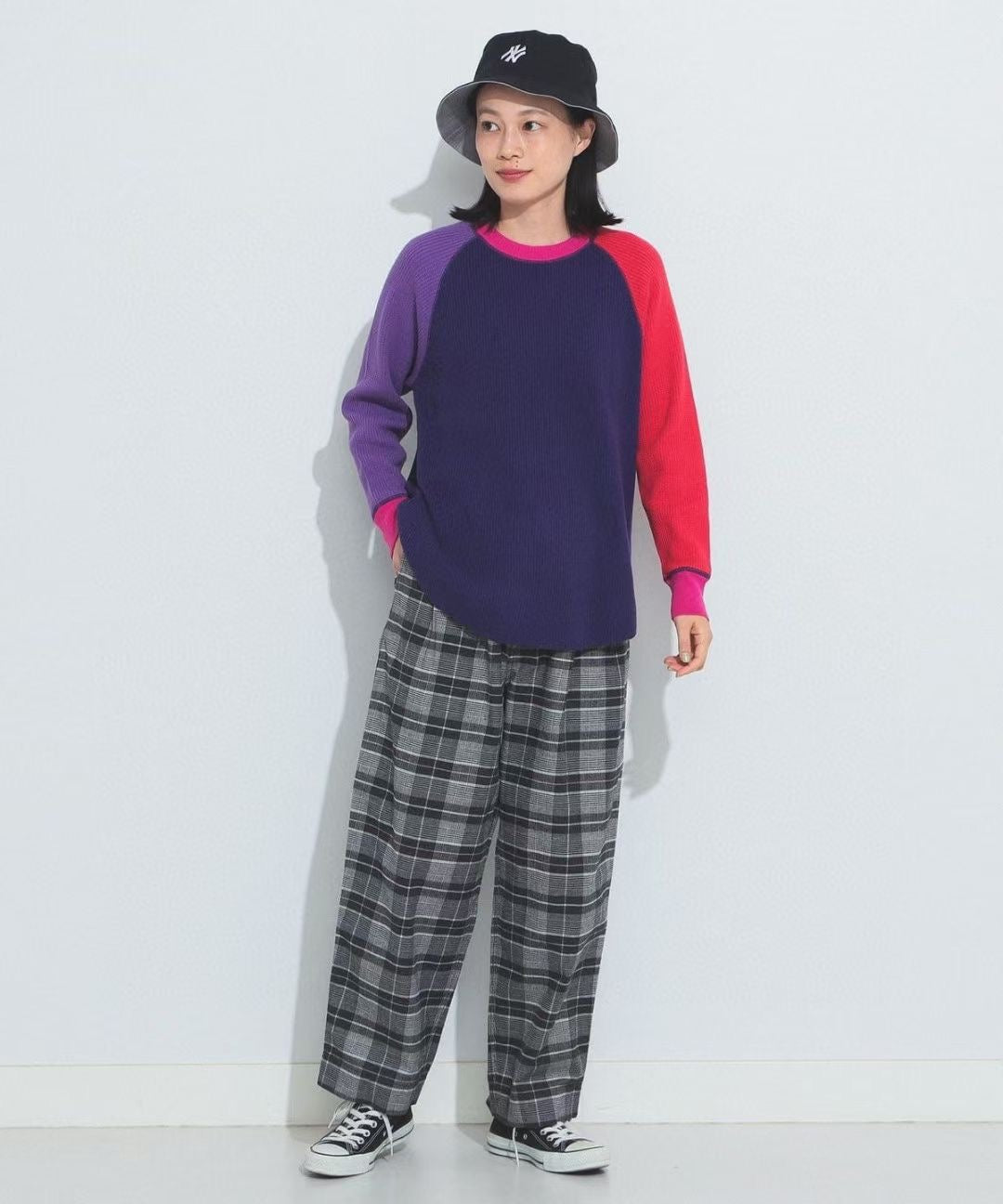 Beams boy接拼卡夫格tee