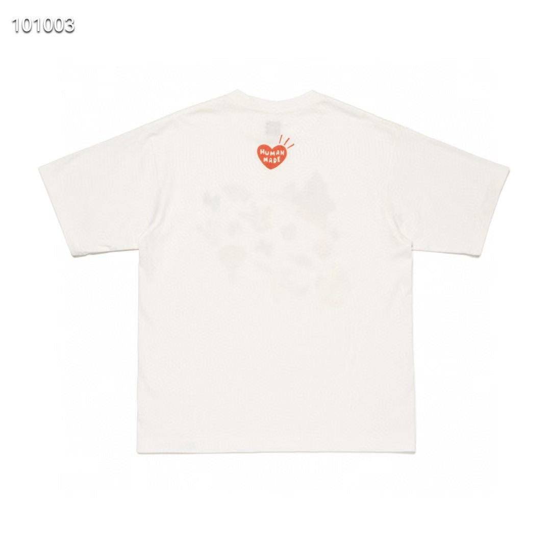 Human made 彩色logo tee