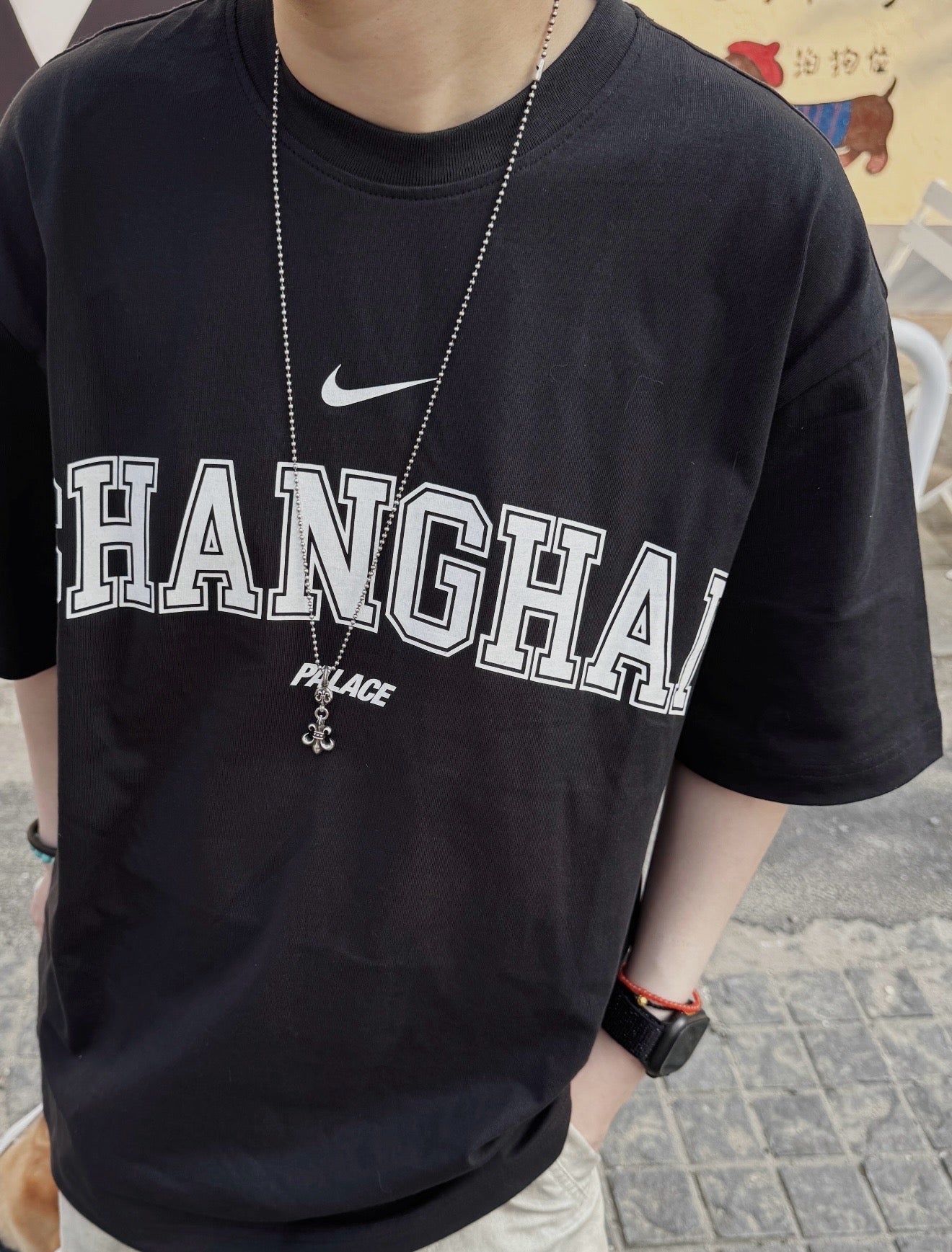 Palace x Nike 地區限定tee