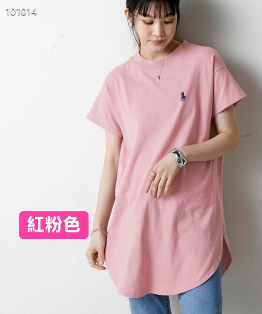 Polo中長tee