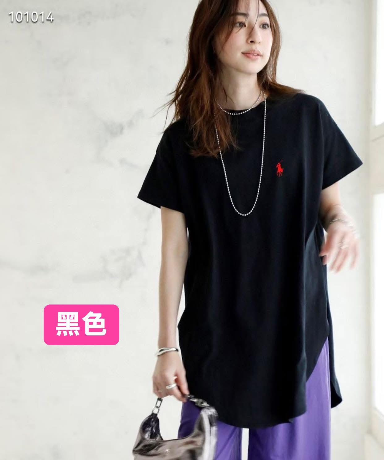 Polo中長tee