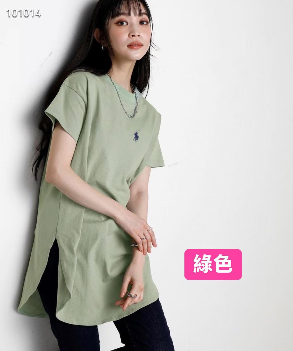 Polo中長tee