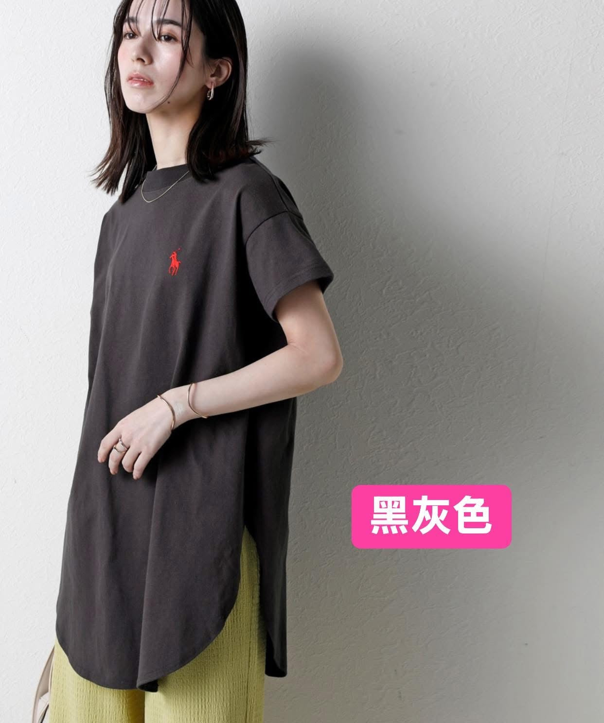 Polo中長tee